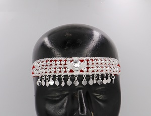 Diadema Tradicional de Lujo Francesa y Omaní, Chapada en Plata Artificial, Tocado Étnico para Bodas, para Mujeres y Niñas - Product Image 4