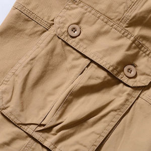 Pantalones Cortos Cargo Color Caqui de Calidad de Fábrica para Hombre con Envío y Entrega para la Temporada de Verano, Servicio OEM - Product Image 3
