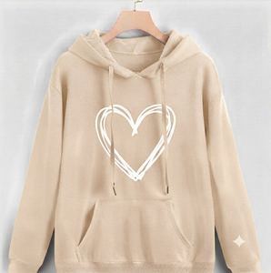 Sudadera con Capucha Personalizada para Mujer, Bordado Frontal, Diseño Personalizado, Manga Larga, Suave, Informal, para Otoño e Invierno, Uso Diario al Aire Libre - Product Image 4
