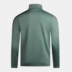 เสื้อผู้ชายสีดำ แขนยาว คอตั้ง ซิปด้านหน้า ผ้าโพลีเอสเตอร์ ระบายความชื้น ทรงปกติ ใส่ได้ทุกฤดู พิมพ์ชื่อผู้เล่น ลายดิจิตอล สปอร์ต - Product Image 6