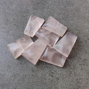 Cabujón de Cuarzo Rosa Natural en Forma de Ataúd, Gema Calibrada, Tamaños Personalizados Disponibles, Todos los Tamaños Disponibles - Product Image 3