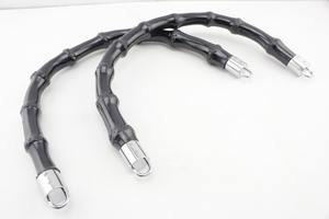 Asas de Resina Hechas a Mano para Bolsos, Asas de Moda para Bolsos de Noche con Cuentas Rojas, Producto en Oferta - Product Image 3