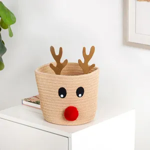 Natural Cotton <b>Storage</b> <b>Baskets</b> for Living Room, Bedroom, and Office Organization - Product Image 1