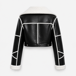 Women's <b>Jackets</b> Classic <b>Suede</b> Leather <b>Jacket</b> Lightweight Outerwear Stylish Slim Fit Soft Touch Daily Wear - Product Image 2