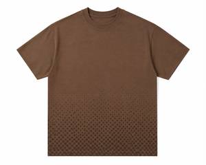 เสื้อยืดผู้ชายผ้าฝ้าย 100% สุดหรู สปอร์ต โลโก้ด้านหน้า เนื้อผ้านุ่ม ระบายอากาศได้ดี แห้งเร็ว แขนสั้น สไตล์ลำลอง สตรีทแวร์ - Product Image 2