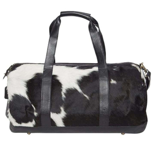 Wholesale Premium quality cowhide leather hair travel bag <b>luggage</b> bags custom OEM supplier export for sale in wholesale price - Product Image 4