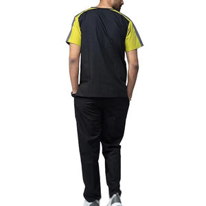 Uniformes Médicos Personalizados al por Mayor para Hombre, Conjuntos de Uniformes de Trabajo con Cuello en V y Manga Corta para Hospitales, Uniformes Médicos para Doctores y Enfermeros - Product Image 6