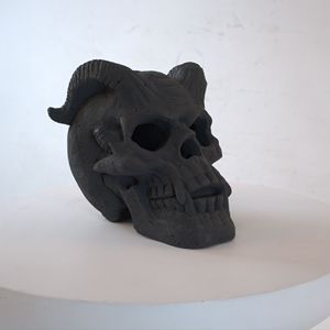 Materiales Refractarios Ignífugos, Calaveras Humanas Imitadas, Leña de Gas NG LP, Chimenea, Fogata, Juego de Accesorios para Halloween - Product Image 5