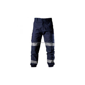 Pantalon de travail cargo multifonctionnel en toile de coton de haute qualité pour hommes, taille mi-haute, lavage coloré - Product Image 6