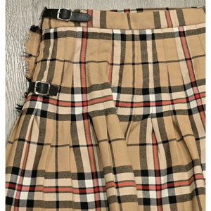 Kilt classique en pure laine neuve à motif écossais tissé, couleur fauve, pour femme 2026 - Product Image 6