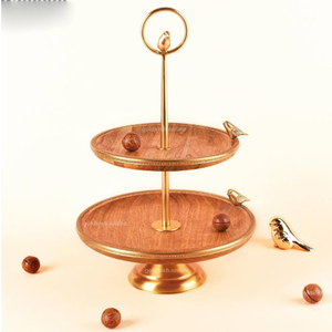 Support à gâteau décoratif en aluminium, parfait pour les gâteaux de mariage à plusieurs étages, les tables de desserts et les présentations de décoration événementielle - Product Image 6