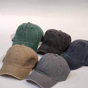 หมวกเบสบอลผ้าฝ้ายวินเทจปักโลโก้ตามสั่ง ทรงไม่แข็งแบบ Dad Hat  สำหรับงานปัก/พิมพ์ลายตามสั่ง - Product Image 3