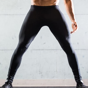 Leggings pour hommes de qualité supérieure, confortables et élégants, tissu extensible, design unique avec respirabilité et coupe décontractée - Product Image 5