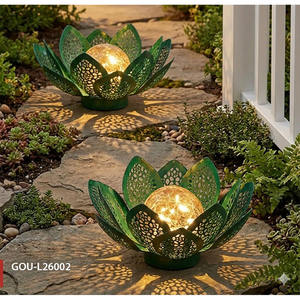 Boule de fleurs en filigrane LED alimentée par batterie, certifiée IP65, solaire - Product Image 2