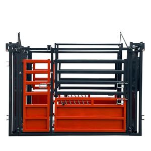 TMG CSC10 10FT Chute di Lavoro per Bestiame con Bilancia da 4500 libbre, Uscita Laterale, Aperture Oscillanti Superiori/Inferiori, Display LCD per il Peso, per Zootecnia - Product Image 6