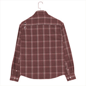 Chemises en flanelle à manches longues à carreaux pour hommes, de haute qualité, avec logo personnalisé, prix de gros, chemises en flanelle tendance - Product Image 6