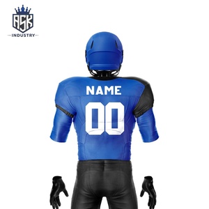 Uniformes de Fútbol Americano Transpirables del Mejor Fabricante, 100% Poliéster, Tallas Grandes, Diseño Personalizado, Precio de Fábrica, Sublimación, OEM - Product Image 6