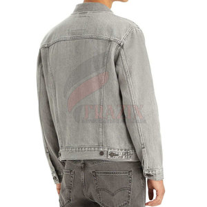 High Quality <b>Men</b> <b>Jeans</b> <b>Jackets</b> Classic Fit Cotton Casual Fashion Apparel Custom Logo OEM Factory Manufacturer - Product Image 2