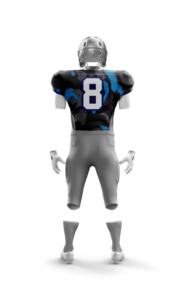 ชุดเสื้อฟุตบอลอเมริกันสำหรับผู้ชายเสื้อพิมพ์ลายสั้นไม่ซ้ำใคร/เสื้อระบายอากาศป้องกันแบคทีเรียแห้งเร็วออกแบบได้ตามต้องการ - Product Image 5