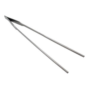 Pincettes courbées à long manche en acier inoxydable, 2 pièces, respirantes, lavables au lave-vaisselle, utilisables au micro-ondes, pour jardin, cuisine, intérieur - Product Image 3