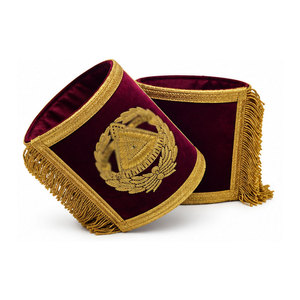 Boutons de manchette maçonniques avec motifs personnalisés, matériau de qualité, finition lisse et design confortable pour accessoires vestimentaires formels - Product Image 3