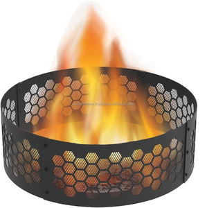 Fire pit is designed for outdoor use and is often used for gatherings or camping. The <b>mesh</b> spark screen is a key safety feature - Product Image 5