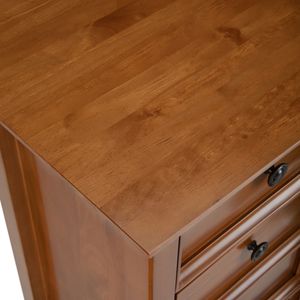 Armoire de rangement moyenne Amherst marron doré clair pour salon - Product Image 3