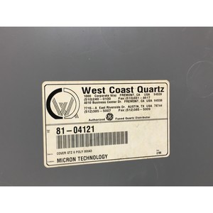 AMAT 0200-00043 QUARTZ, COVER 6", POLY .40 - อุปกรณ์และอะไหล่เซมิคอนดักเตอร์ระดับโลกที่เชื่อถือได้ - Product Image 6