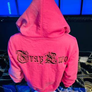 Sudadera con capucha de felpa gruesa de algodón 100% unisex, estilo holgado, con cremallera personalizada, para invierno - Product Image 6