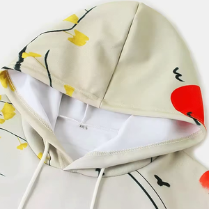 Ventes en gros de sweats à capuche surdimensionnés de haute qualité en polyester 100% respirant, personnalisables par sublimation - Product Image 4