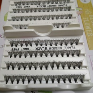 Pestañas Postizas en Racimo, Fibras PBT Coreanas, Extensiones de Pestañas al por Mayor, Pestañas Postizas Naturales y Ligeras en Racimo - Product Image 3