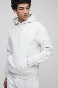 Sudadera con Capucha de Forro Polar Grueso y Pesado para Hombre, Estilo Vintage Lavado, de Algodón, Desgastada, Retro, Lavada al Ácido, Resistente al Viento y Ecológica - Product Image 4