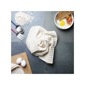 <b>Hand</b> Made Spring Bunny Printed Cotton Tea <b>Towel</b> <b>Kitchen</b> Dish Cloth Floral Decorative 100% Cotton OEM Wholesale Manufacturer - Product Image 4