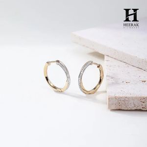 Custom 925 Sterling <b>Silver</b> Twisted Hoop Earrings Elegant Wave Ribbon Gold Plated Diamond Criss <b>Cross</b> Hoops Wholesale - Product Image 6