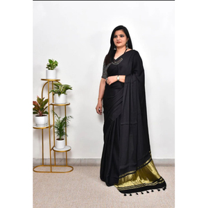 Sari Bandhej Clásico con Patrones Tradicionales – Sari Indio de Tela Suave para Mujer - Product Image 1