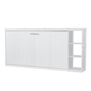 Cama Murphy Blanca Tamaño Individual con Librero Integrado - Product Image 6