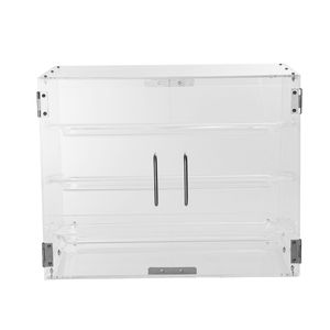 Commercial 3-Tier Countertop <b>Bakery</b> Display Case Acrylic 3-Tier Display <b>Box</b> Rear Door Access Removable Pastry Display Accessory - Product Image 6