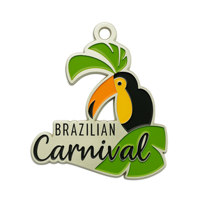 Medalla de Carnaval Personalizada, Chapada en Oro, de Zinc con Esmalte Suave e Impresión UV, Recuerdo para Eventos - Product Image 6