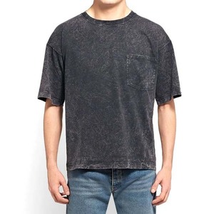 เสื้อยืดคอเต่าผู้ชายทรงปกติ ผ้าถัก 100% คอตตอน แห้งเร็ว ระบายอากาศดี ล้างสีแบบแอซิดวอช สีพื้น สไตล์ลำลอง ราคาถูก ปี 2026 - Product Image 4