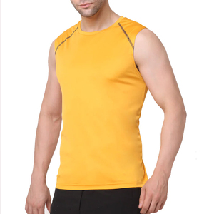 Custom Oversized T-shirt Cotton made Screen Printing Graphic T Shirts Tank Top Vest Sleeveless T-shirt For men - Product Image 3