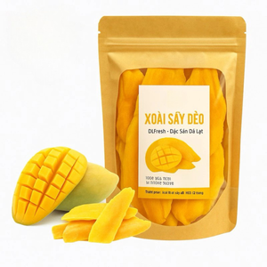 มะม่วงอบแห้งเกรดพรีเมียม ตรา The Mango Farm รสหวาน เคี้ยวเพลิน บรรจุภัณฑ์สุญญากาศ พร้อมรับประทาน - Product Image 4