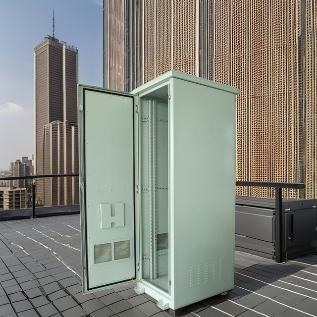 LE Manufacturer 12U 42U SECC Steel Outdoor Network Cabinet IP55 IP65 Outdoor Cabinet