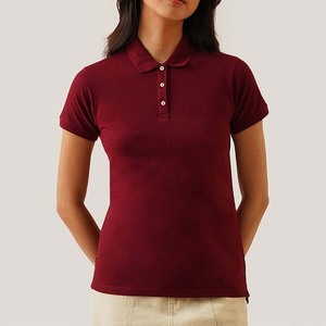 Chemise de golf pour femme, design personnalisé, haute qualité, 100% coton, anti-plis, séchage rapide, respirante, pour le sport et les loisirs, vente en gros - Product Image 5
