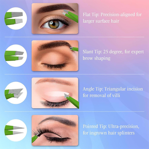 Pinces à cils de haute qualité pour salon et usage personnel, pinces à cils de précision de luxe - Product Image 6