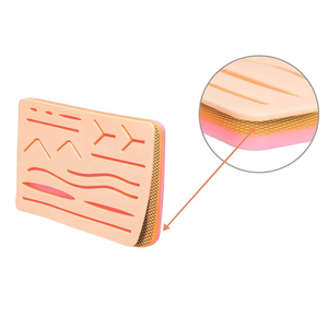 Almohadilla de Sutura - Almohadilla de Silicona Duradera de 3 Capas para Prácticas de Sutura con Heridas Pre-cortadas para Estudiantes de Medicina - Product Image 5