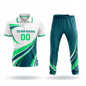 Latest New Design Cricket Jersey Pattern Customized Pattern Design Cricket Uniforms Kits in Sublimation - Product Image 3