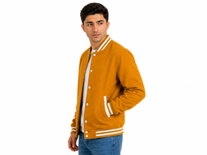 Custom Embroidered Varsity <b>Jacket</b> With Team Logo And Player Number Premium Chenille Patch Letterman <b>Jacket</b> With <b>Leather</b> Sleeves - Product Image 2