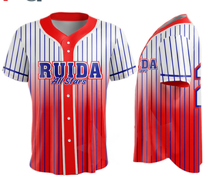 Camiseta de Béisbol Personalizada al por Mayor, Camiseta de Béisbol para Equipos de Animadoras con Pedrería, Nuevo Diseño de Alta Calidad - Product Image 3