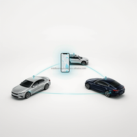 Système de sécurité automobile intelligent avec moniteur de somnolence du conducteur, interrupteur SOS et voyant lumineux de toit intégré, dispositif de gestion de flotte