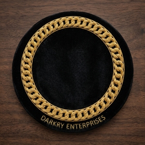 Insignia Bordada a Mano con Hilo de Oro Personalizada, Corona de Laurel, Distintivo de Sociedad Fraternal, Insignia de Uniforme, Parche para Blazer - Product Image 6